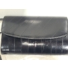Image 2 : Black Eel Skin Purse 9 X 6 Plus Strap Length