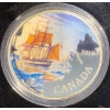 Image 2 : 2015 $20 Lost Ships in Canadian Waters Franklin's Lost Expedition Fine Silver Coin 31.39 Grams