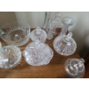 Image 3 : Assortment of Glassware Including Candy Dishes, Largest 8 " Diameter and Vases