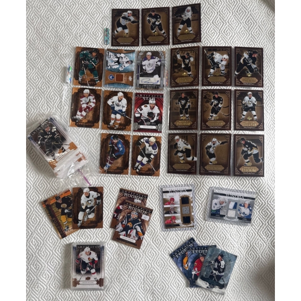 Bundle of Collectible Upper Deck Rookie Cards & Assorted NHL Trading Cards