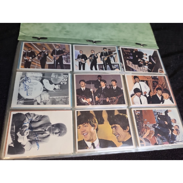 Book Full of Beatles Collector Cards 