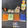 Image 1 : Vintage Classics Including Huckleberry Finn and Tom Sawyer, Porcelain Flowers, Music Box and More 