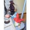 Image 9 : Decor Feat. Indigenous/Cultural Pottery, Bird Bone China, Stained Glass Birds,  Wood Sculptures