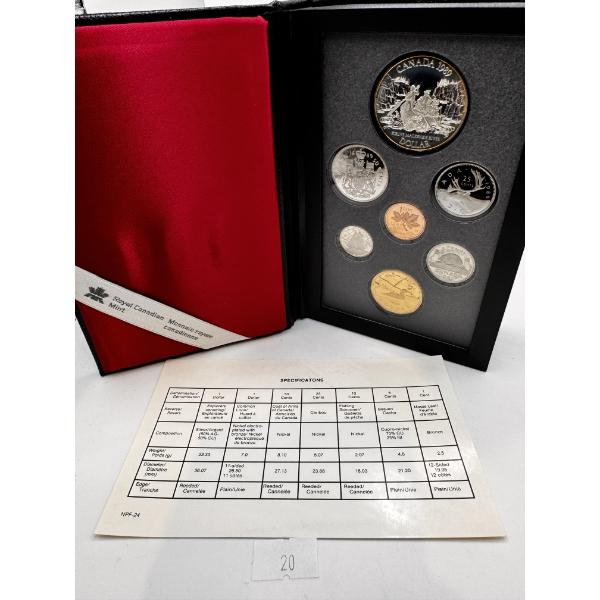 1989 Canada Specimen Double dollar set - 200th anniversary of sir Alexander Mackenzie's Voyage