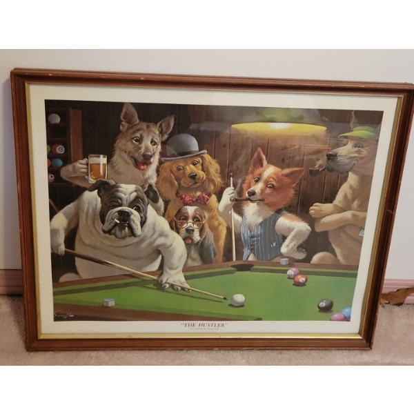 Arthur Sarnoff 'The Hustler' 21x17