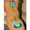 Image 2 : First Nations Traditional Leather Mukluks w/ Floral Bead Work & Fur Trim