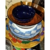Image 4 : Bundle Of Kitchen Glassware  Beer Mugs, Serving Bowls, Napkin Rings, Platter, Chef Figurine