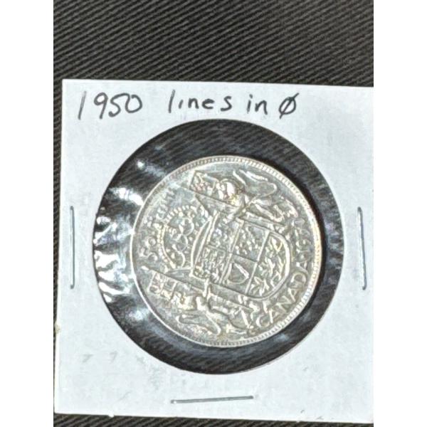 Canada 1950 Half Dollar Coin