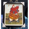 Image 1 : Illegible Signed Red Golfing Man 26Wx29.5H