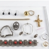 Image 3 : Jewelry Pieces Including Ornate Bracelet and Pocket Watch
