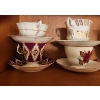 Image 2 : Collection of Matching Fine China Teacups and Saucers (1)