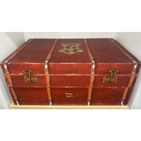 Harry Potter Hogwarts School Trunk Replica Full Of Stationary & More 