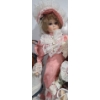 Image 4 : Assorted Dolls: "Anne" 13.5 T, Pink Dress 18.5 T, Holding Bunny 15 T, Flower Dress 24 T