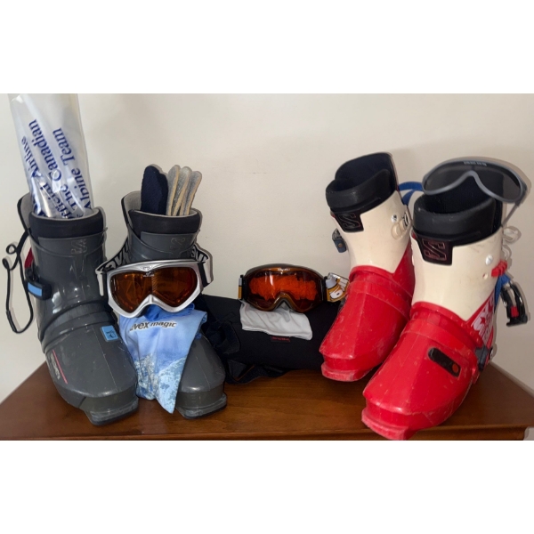 Vintage Ski Accessories - Boots Eyewear & more - Sizes Unknown