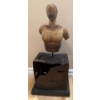 Image 1 : Wooden Bust Of Human Torso - Art - Brutalist Style 24T