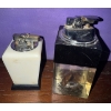 Image 3 : Vintage Onyx Table Lighters & Crystal Flame Igniter 