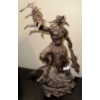 Image 2 : Molag Bal Figurine 14T w/ Horned Skull Wall Art & Skull Beverage Vessels