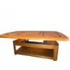 Image 4 : Oak Wood Coffee Table With Lift-Top Feature