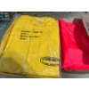 Image 1 : Storm master flame, resistant jacket and pants rain suit 5 in total with a box of orange tracking fl