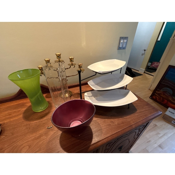 Vase Collection & Serving Trays 