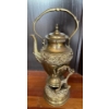 Image 2 : Antique Brass Teapot w/ Stand, Mexico   - 17T