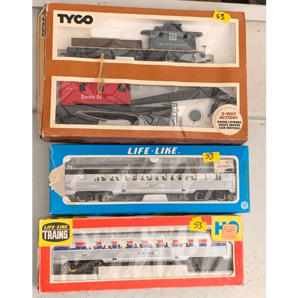 Vintage Model Train Collection 'Tyco Train Power' & More