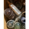 Image 3 : box full of un research medicine bottles, and a variety of insulators 