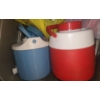 Image 8 : Bins w/ Camping Supplies Including: Texsport Mini Tent, Beverage Containers, Mattress Pump and More!