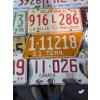 Image 2 : Antique License plates: Alberta, Ontario, European