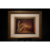 Image 1 : Thomasz Rut titled AENEIA In color on woven paper, hand embellished with 24 karat gold leaf signed 