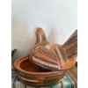 Image 8 : Victorian Soup Toureen, Ceramic Soup Toureen, Vintage Mexican Hen Tlaquepaque Pottery  (15L)