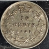 Image 1 : 1901 Canadian 10¢ AU-50 Coin in Protective Plastic Case with Certification