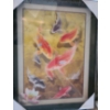 Image 5 : 3-D Art of Koi, Penguins, Pandas and Halo Framed Under Glass 12 1/2 w 17 h, 17 w 12 1/2 h