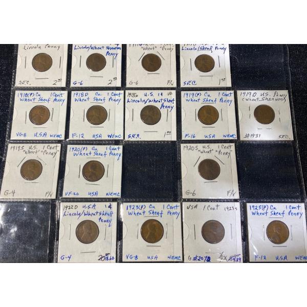 Lincoln Wheat Penny Collection