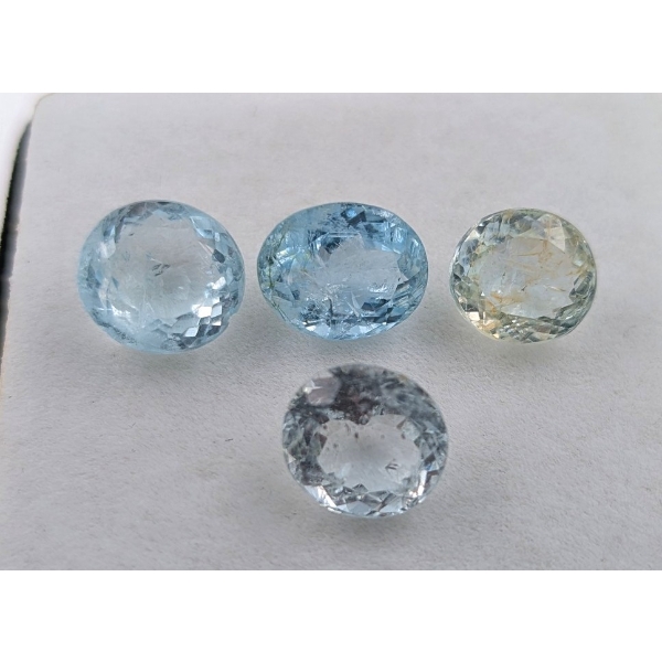  Aquamarine gemstone Parcel 16.66 ct Certified ($7,500 Appraisal)