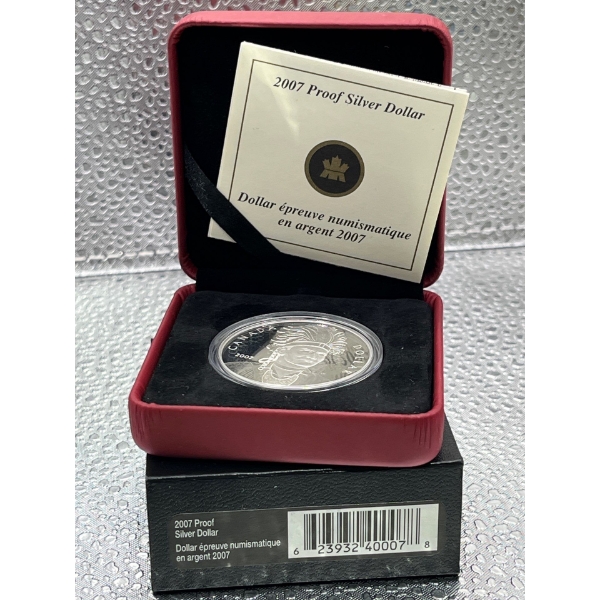 2007 Canadian Celebrating Thayendanegea  Silver Dollar 25.175g 92.5% Silver			