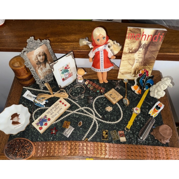 Junk Drawer Goodies - Pins Trinkets Jewelry & More