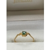 Image 1 : Vintage 10 karat gold emerald ring 1.3 g