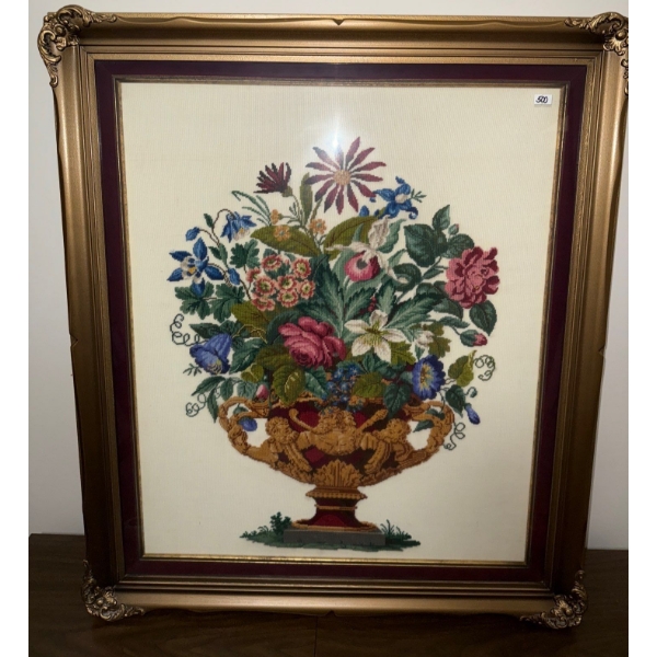 Large Needlepoint 28 x 32