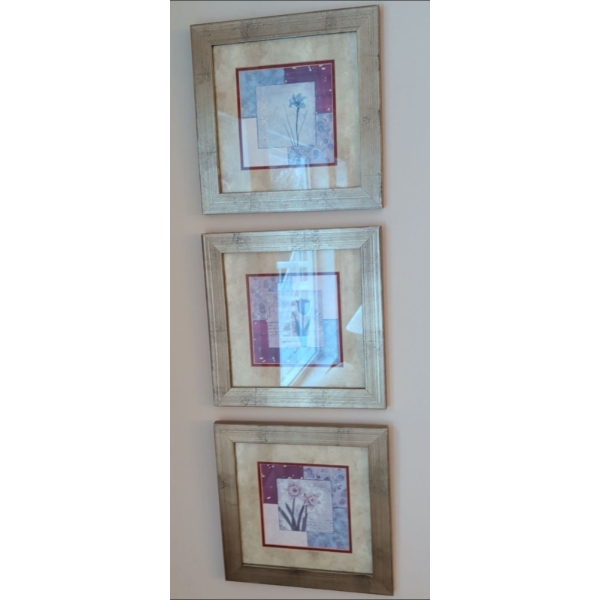 3 Small Floral Art Prints