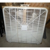 Image 3 : Vintage Folding Chair & Square Fan + Antique Wooden Baby Gate