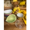 Image 4 : Large Collection Of Yellow Items Coffee Cups, Teddy Bear Cookie Jar, Bowls With Glass Lemon Juicer