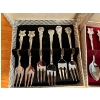 Image 3 : vintage set of Hildesheimer Rose silver-plated dessert forks and spoons
