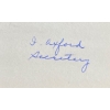 Image 4 : Authenticated John Diefenbaker Hand Written Signature Typed Letter House of Commons Stationary