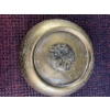 Image 9 : Engraved Brass Chinese Dragon Bowl, 7 Inches and Chinese Carved Cinnabar Lacquer Box 