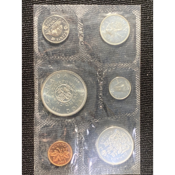 1964 Canadian Silver Uncirculated Coin Set