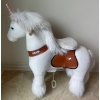 Image 2 : Ponycycle Ride-On Unicorn Toy for Girls  36" tall