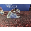 Image 2 : Crystal Paikea Whale Sculpture with Wave, Signed 2013
