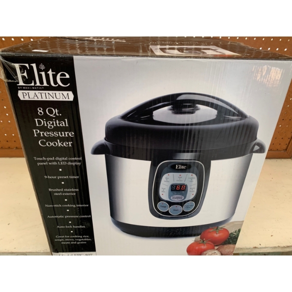 New in Box Elite Pressure Cooker