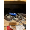 Image 13 :  Large cabinet full of grinders grinding wheels several packs of new grinding wheels drills several 